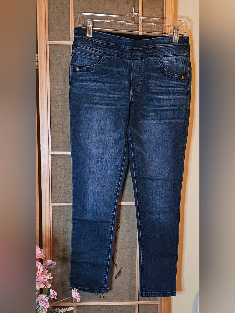 Democracy "Ab"solution Pull On Jeggings Dark Wash Skinny Jeans 2P